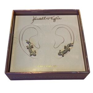 Kendall & Kylie Gold Lizard Earrings